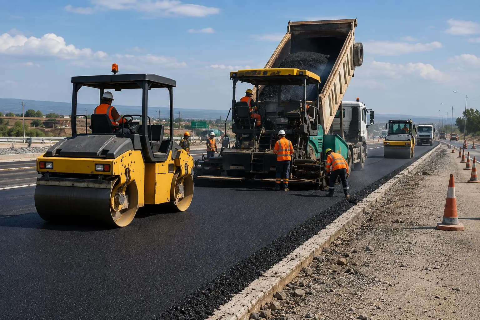 Asfalt yol uygulaması