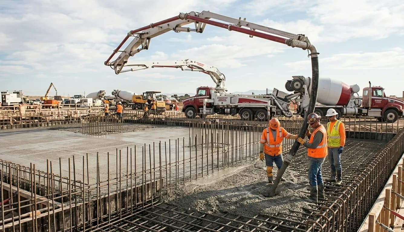 Hazır beton santral ve transmikser